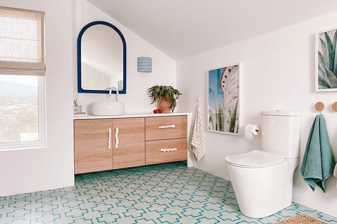 baños de estilo mediterráneo