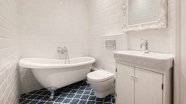 Baños con suelo hidráulico: diseño y aplicaciones.