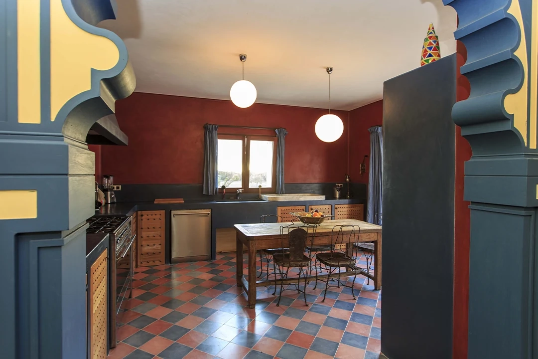 cocinas con estilo vintage o mediterráneo